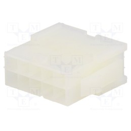 50 pcs : H5050-10PDW000R - Plug, wire-wire, male, N42G, 4.2mm, PIN: 10, 600V, Locking: latch