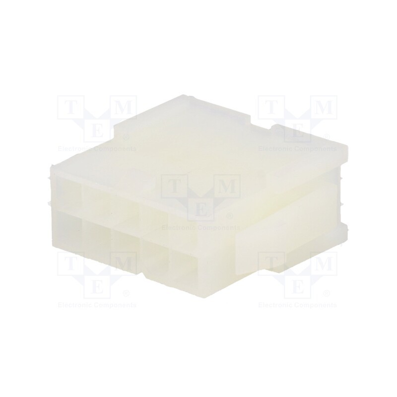 50 pcs : H5050-10PDW000R - Plug, wire-wire, male, N42G, 4.2mm, PIN: 10, 600V, Locking: latch