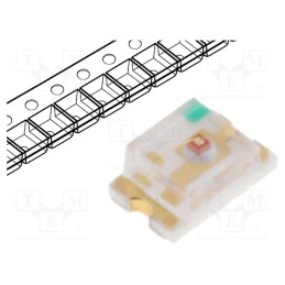 50 pcs : LL-S172GC-2A - LED, SMD, 0805, yellow green, 5÷9mcd, 2x1.25x0.8mm, 120°, 2.1÷2.8V