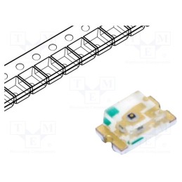 50 pcs : LTST-C171KSKT - LED, SMD, 0805, yellow, 18÷180mcd, 2x1.25x0.8mm, 130°, 1.6÷2.4V