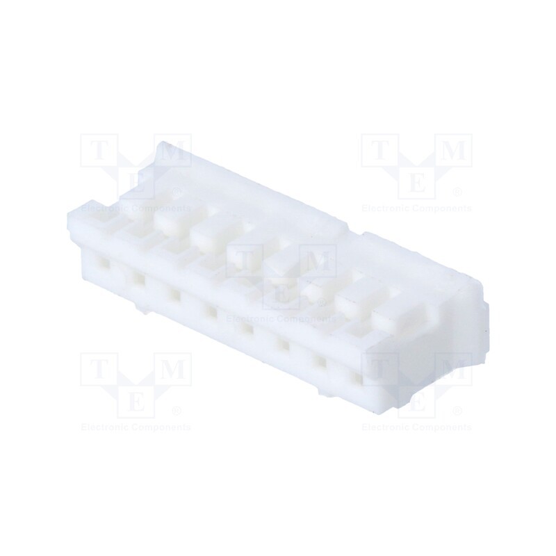 100 pcs : I-DS1066-SCW08 - Plug, wire-board, female, 2mm, PIN: 8, w/o contacts, for cable, 100V