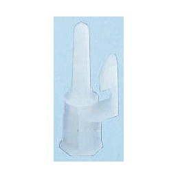 50 pcs - TEHCBS 8 01, 12.7mm High Nylon PCB Support Pillar for 4mm PCB Hole, 5.6mm Base