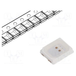 50 pcs : R3020BC-B4-1B - LED, SMD, 3020, blue, 400mcd, 3x2mm, 130°, 2.8÷3.6V, 20mA, λd: 470nm
