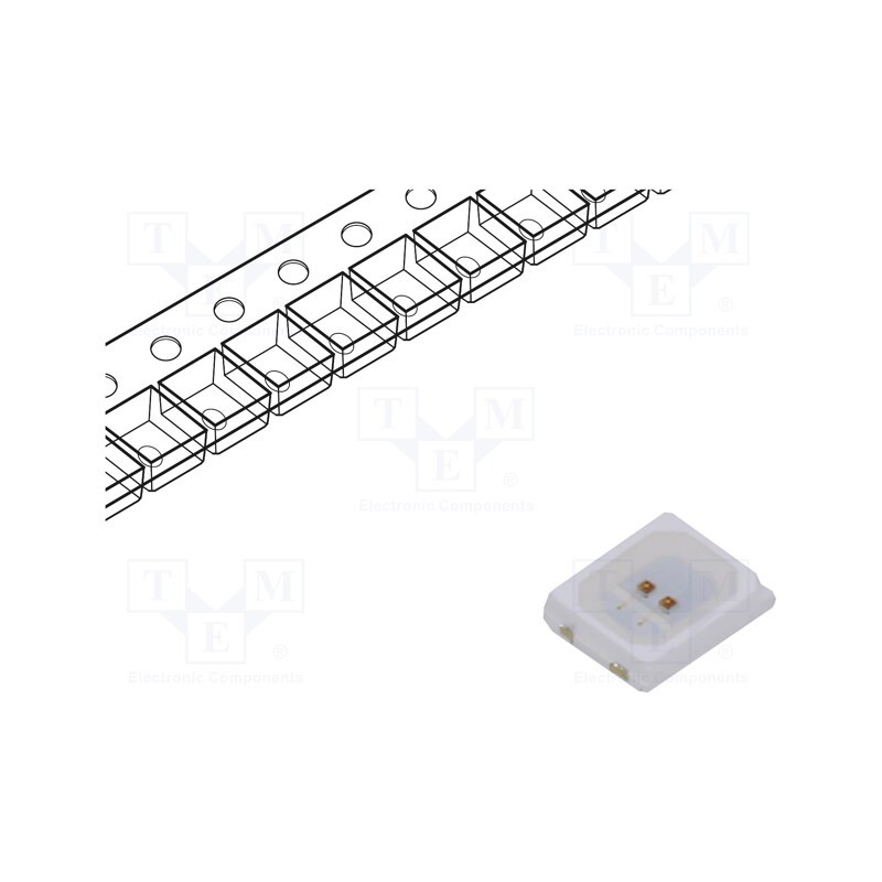 50 pcs : FYLS-2835PUYC-0.2W - LED, SMD, 2835, yellow, 1750÷2250(typ)-2850mcd, 3.5x2.8x1.9mm