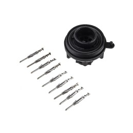 1 pcs - Bulgin Circular Connector, 9 Contacts, Panel Mount, Plug, Male, IP68, Standard Buccaneer Series