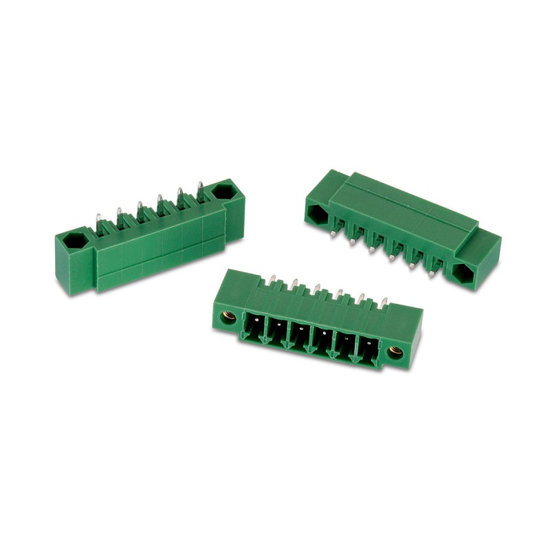 2 pcs - Wurth Elektronik 3.81mm Pitch 6 Way Pluggable Terminal Block, Header, PCB Mount, Solder Termination