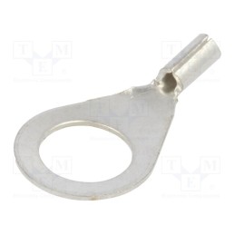 50 pcs : KOA_6-0,5/100 - Tip: ring, M6, 0.5÷1mm2, crimped, for cable, tinned, copper, 6.5mm