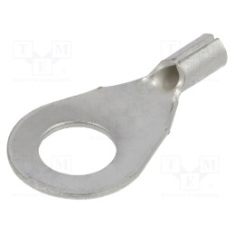 50 pcs : KOA_6-1/100 - Tip: ring, M6, 0.5÷1mm2, crimped, for cable, tinned, copper, 6.5mm