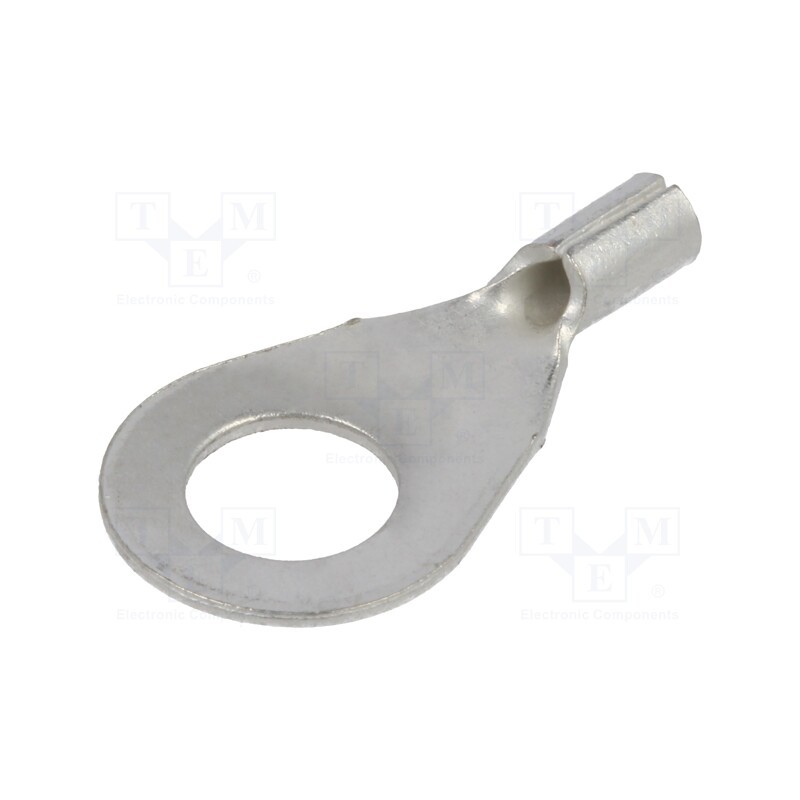 50 pcs : KOA_6-1/100 - Tip: ring, M6, 0.5÷1mm2, crimped, for cable, tinned, copper, 6.5mm