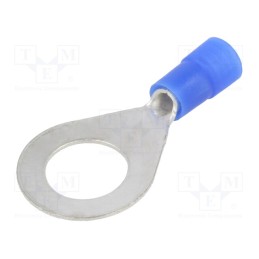 50 pcs : KOE_10-2,5/100 - Tip: ring, M10, Ø: 11mm, 1.5÷2.5mm2, crimped, for cable, insulated