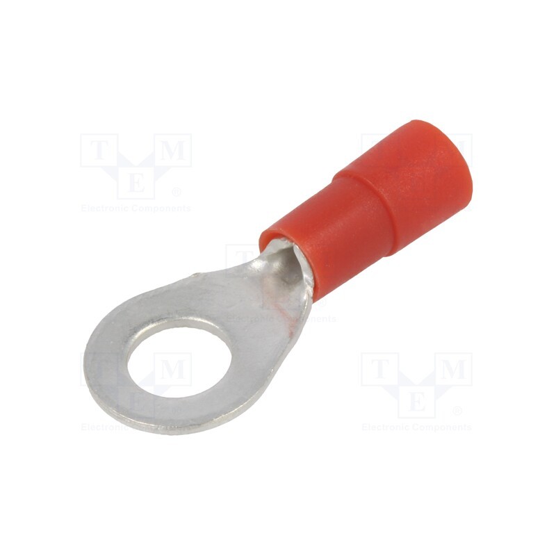 50 pcs : KOE_5-1/100 - Tip: ring, M5, Ø: 5.3mm, 0.5÷1mm2, crimped, for cable, insulated