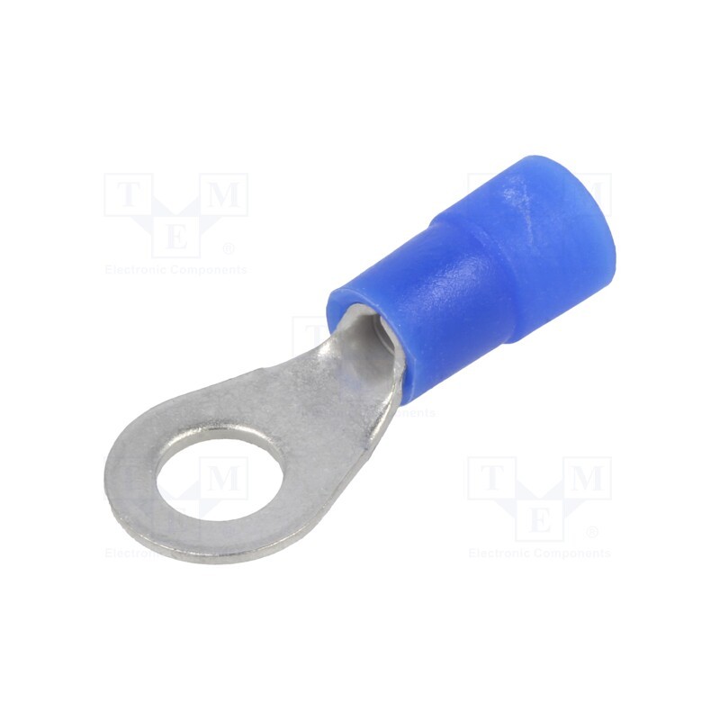 50 pcs : KOE_5-2,5/100 - Tip: ring, M5, Ø: 5.3mm, 1.5÷2.5mm2, crimped, for cable, insulated