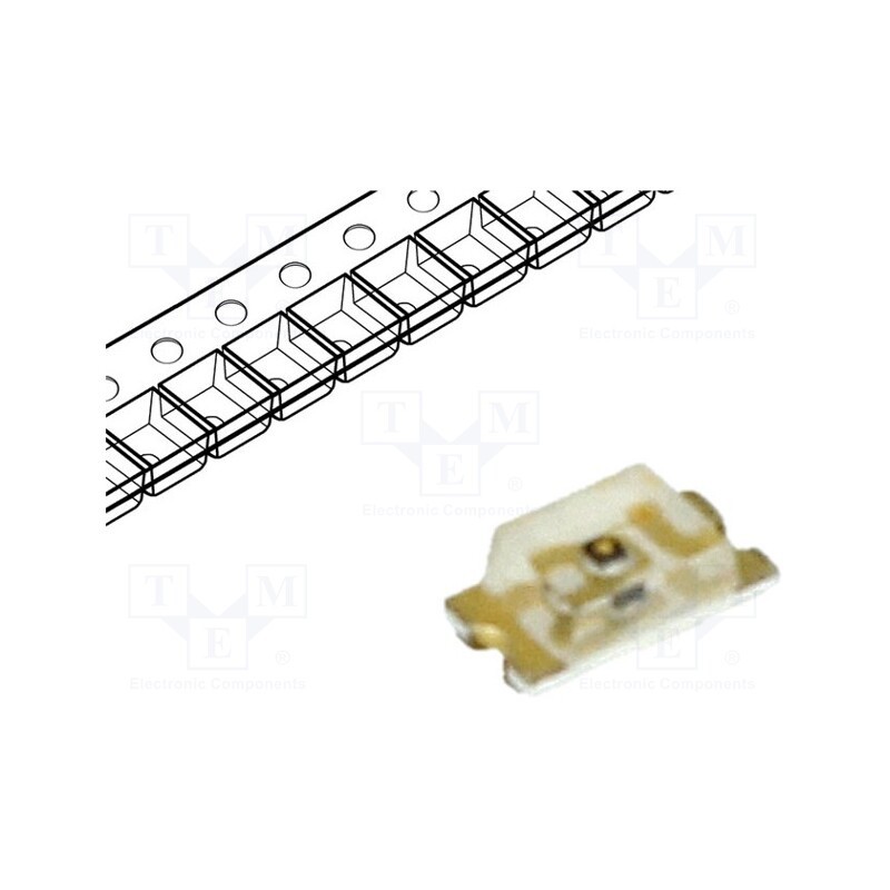 50 pcs : LTST-C191KGKT - LED, SMD, 0603, green, 18÷71mcd, 1.6x0.8x0.55mm, 130°, 1.9÷2.4V