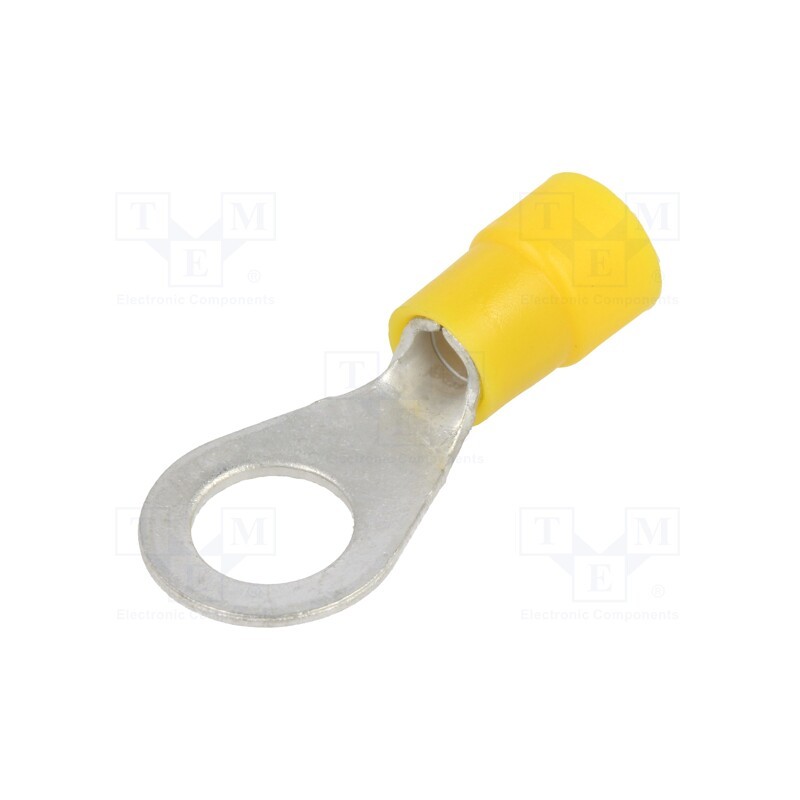 50 pcs : KOE_8-6/100 - Tip: ring, M8, Ø: 8.5mm, 4÷6mm2, crimped, for cable, insulated