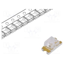 50 pcs : FYLS-1206BPGC - LED, SMD, 1206, green, 1450÷1850(typ)-2850mcd, 3.2x1.6x1.4mm, 30°