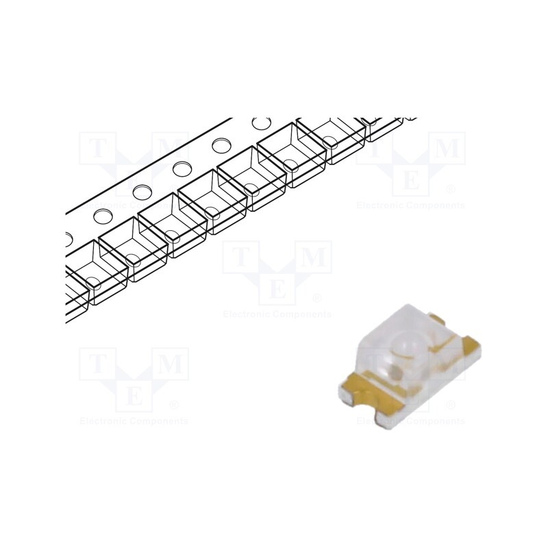 50 pcs : FYLS-1206BPGC - LED, SMD, 1206, green, 1450÷1850(typ)-2850mcd, 3.2x1.6x1.4mm, 30°
