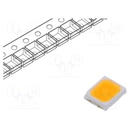 50 pcs : HL-AS-2835H466W-2C-S1-08L-PCT-HR3 - LED, white warm, 2800-3100K, 105÷115lm, 120°, 100mA, 8.4÷10.4V