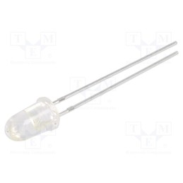 50 pcs : N0R31L82 - LED, 5mm, red, 12000÷22000mcd, 12°, Front: convex, 1.8÷2.6V, 60mW