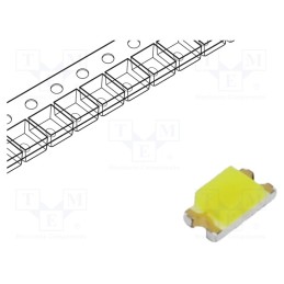 50 pcs : FYLS-1206UWC50-RM-3MA-Z - LED, SMD, 1206, white, 145÷450mcd, 5000K, 140°, 20mA, 2.6÷3.1V