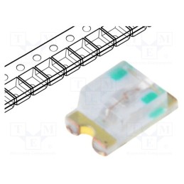 50 pcs : OSB50805C1E - LED, SMD, 0805, blue, 42÷80mcd, 2x1.25x0.8mm, 120°, 3.2÷3.6V, 20mA