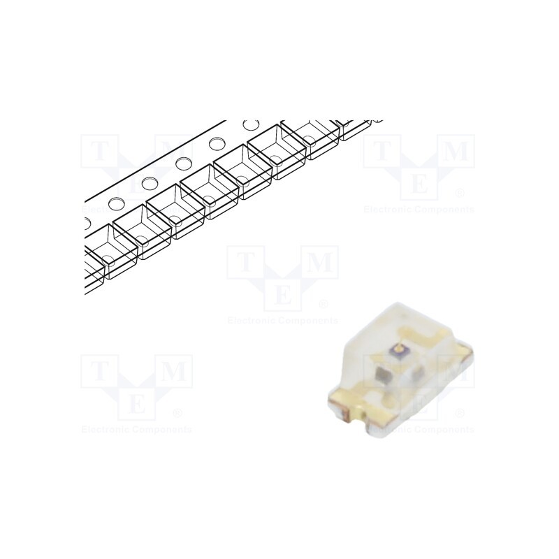 50 pcs : LTST-C190KEKT - LED, SMD, 0603, red-orange, 10÷54mcd, 1.6x0.8x0.8mm, 130°, 2÷2.4V
