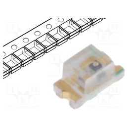 50 pcs : LL-S190SC-2S - LED, SMD, 0603, red, 7÷14mcd, 1.6x0.8x0.8mm, 140°, 1.8÷2.5V, 20mA
