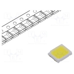 50 pcs : HL-AS-2835H466W-2C-S1-08L-PCT-HR3 - LED, white cold, 5700-6500K, 115÷125lm, 120°, 100mA, 8.4÷10.4V