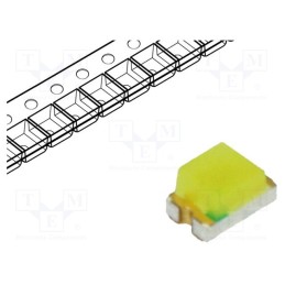50 pcs : LL-S170WC-W2-1C - LED, SMD, 0805, white cold, 240÷450mcd, 120°, 20mA, 2.8÷3.8V, 95mW