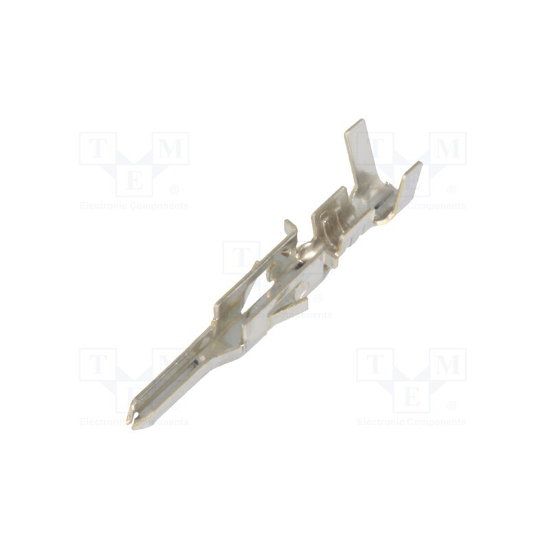 50 pcs : MF42-HMT - Contact, male, brass, tinned, 24AWG÷18AWG, MF42, tape, crimped