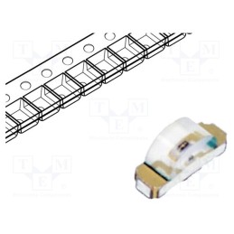 50 pcs : LTST-S110KGKT - LED, SMD, 1206, green, 18÷35mcd, 3.2x1x1.5mm, 130°, 2÷2.4V, 20mA