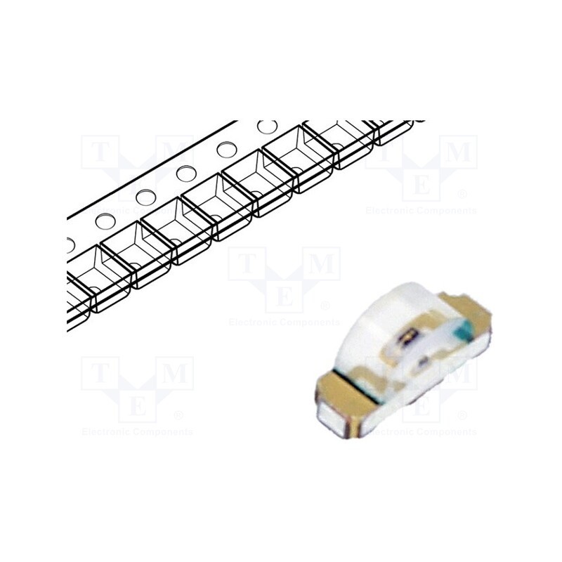 50 pcs : LTST-S110KGKT - LED, SMD, 1206, green, 18÷35mcd, 3.2x1x1.5mm, 130°, 2÷2.4V, 20mA