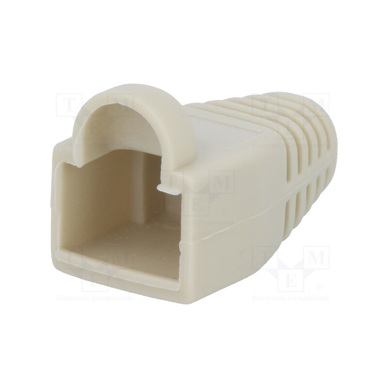 50 pcs : MP0005 - RJ45 plug boot, 5.8mm, grey