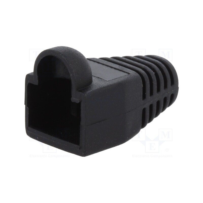50 pcs : MP0006 - RJ45 plug boot, 5.8mm, black