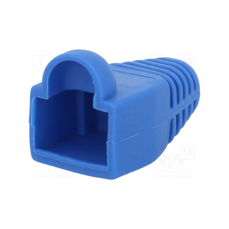 50 pcs : MP0008 - RJ45 plug boot, 5.8mm, blue