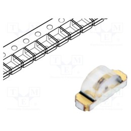 50 pcs : LTST-S110KRKT - LED, SMD, 1206, red, 18÷54mcd, 3.2x1x1.5mm, 130°, 2÷2.4V, 20mA, 75mW