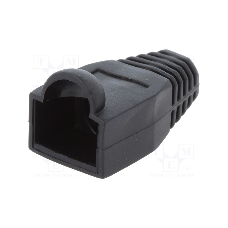 50 pcs : MP0064 - RJ45 plug boot, 6.5mm, black