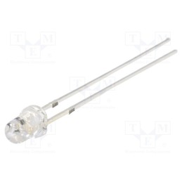 20 pcs : OSB5SS3131A - LED, 3mm, blue, blinking, 1560÷2200mcd, 30°, 3÷4.5V, 20mA