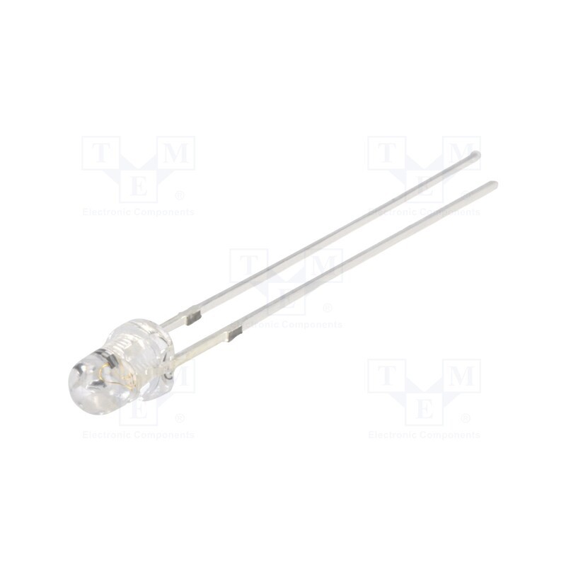 20 pcs : OSB5SS3131A - LED, 3mm, blue, blinking, 1560÷2200mcd, 30°, 3÷4.5V, 20mA