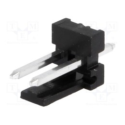 50 pcs : MTSS156-02-D - Socket, wire-board, male, PIN: 2, 3.96mm, THT, MAS-CON, tinned