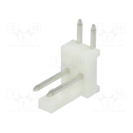 50 pcs : MUAS100-02-D_E - Socket, wire-board, male, PIN: 2, 2.54mm, THT, MAS-CON, tinned