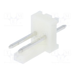 50 pcs : MUSS100-02-D_E - Socket, wire-board, male, PIN: 2, 2.54mm, THT, MAS-CON, tinned