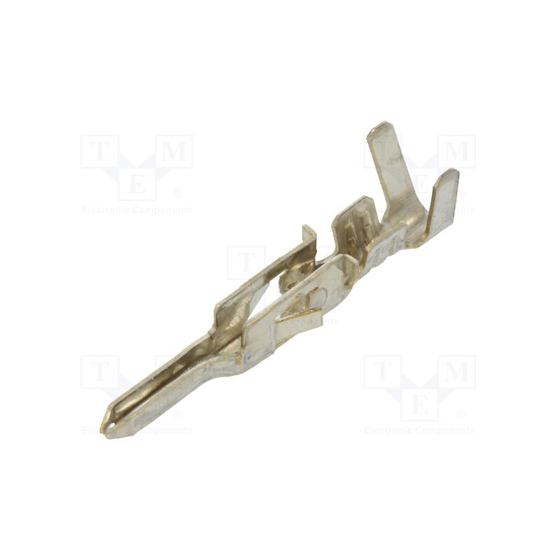 50 pcs : N42G-T1 - Contact, male, brass, tinned, 0.32÷0.82mm2, 22AWG÷18AWG, 9A, 4.2mm