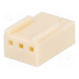 100 pcs : NS25-G3 - Plug, wire-board, female, NS25, 2.54mm, PIN: 3, w/o contacts, 250V