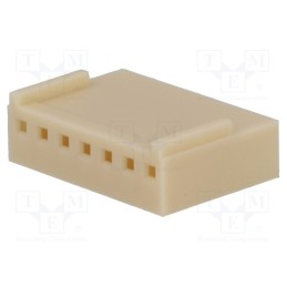 50 pcs : NS25-G7 - Plug, wire-board, female, NS25, 2.54mm, PIN: 7, w/o contacts, 250V