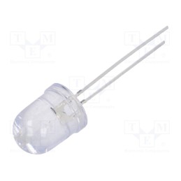 10 pcs : OSB64LA131A-CRLED18 - CRLED, 10mm, blue (ice blue), 10000mcd, 30°, Front: convex, 5.5÷20V