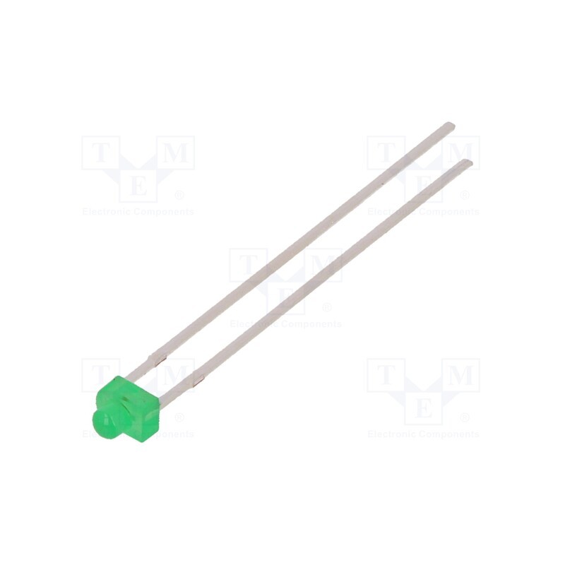 20 pcs : TLUG2401 - LED, 1.8mm, green, 4÷12mcd, 40°, Front: convex, 2.4÷3V, No.of term: 2