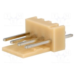 50 pcs : NS25-W4P - Socket, wire-board, male, NS25, 2.54mm, PIN: 4, THT, 250V, 3A, tinned