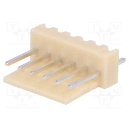50 pcs : NS25-W6P - Socket, wire-board, male, NS25, 2.54mm, PIN: 6, THT, 250V, 3A, tinned