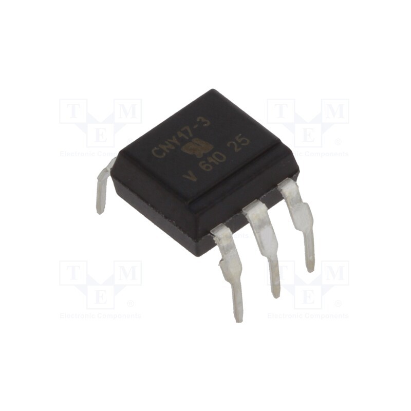 10 pcs : CNY17-3X006 - Optocoupler, THT, Ch: 1, OUT: transistor, Uinsul: 5.3kV, Uce: 70V