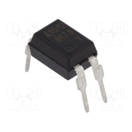 10 pcs : LTV-817-B - Optocoupler, THT, Ch: 1, OUT: transistor, Uinsul: 5kV, Uce: 35V, DIP4